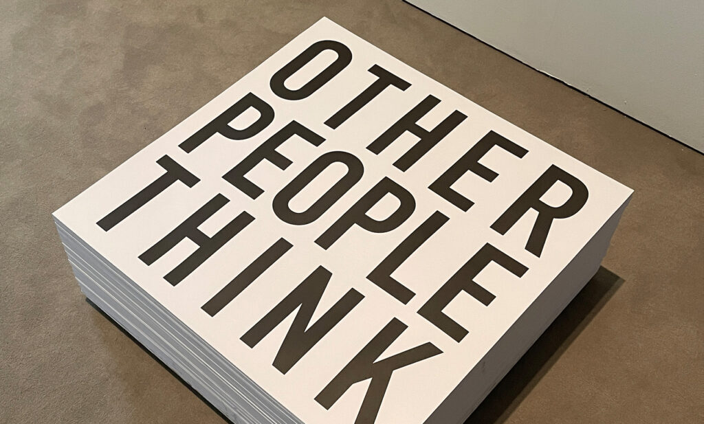 Other People Think Marta Herford Alfredo Jaar