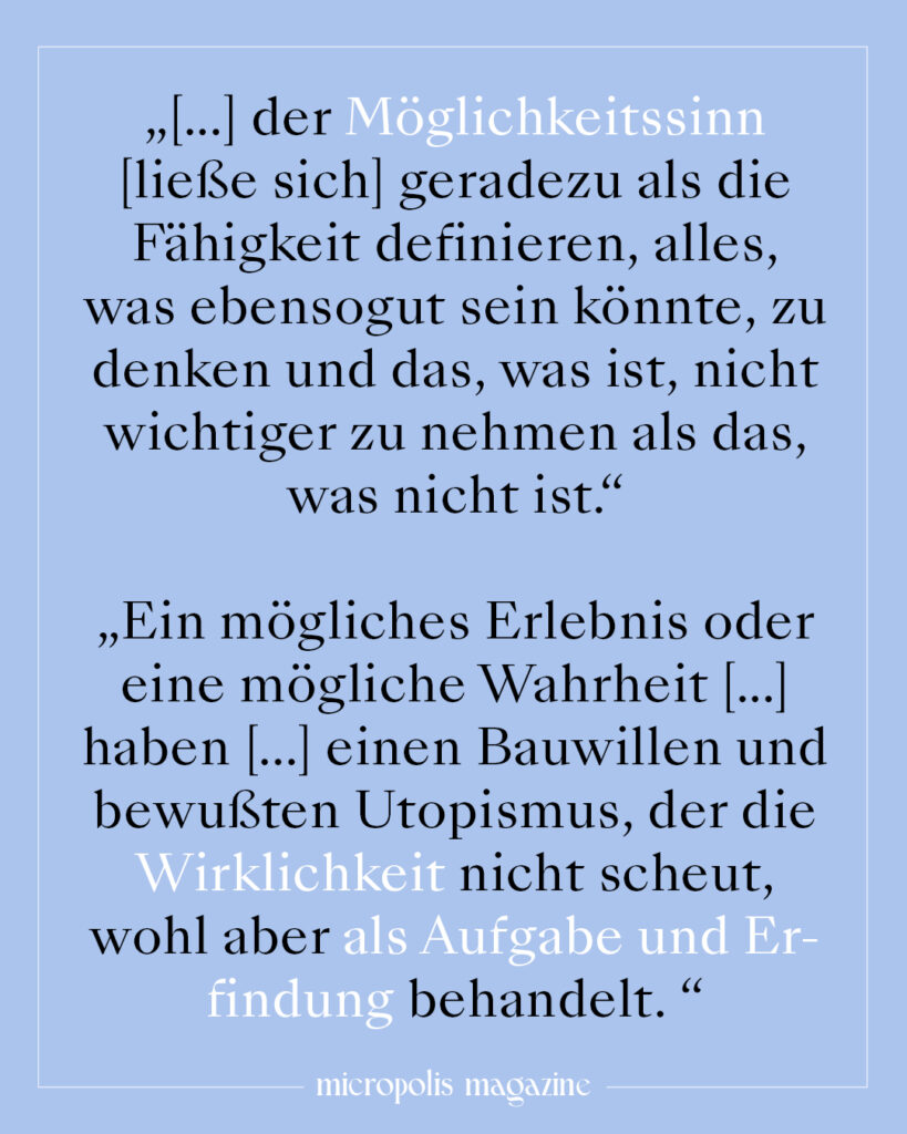 Musil - Der Mann ohne Eigenschaften
